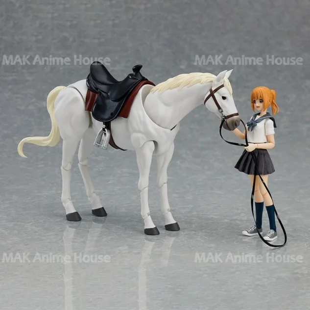 1/12 caballo blanco caballo marrón articulación práctica colección de modelos móviles altura 16Cm ajuste 6 ''TBL BJD soldado figura de acción cuerpo muñeca