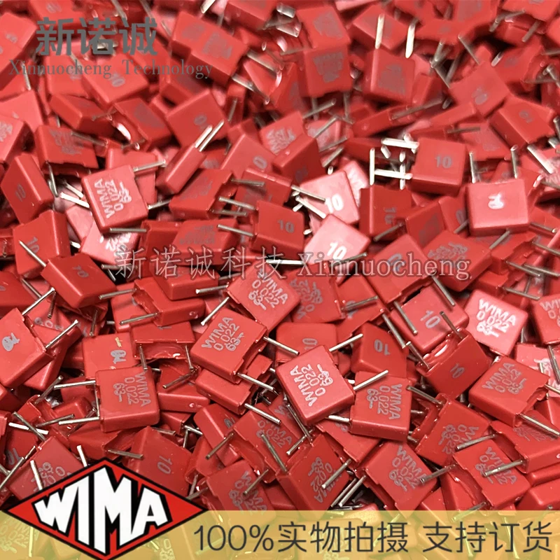 مكثف فيلم WIMA Foil ، مسافة القدم ، MKS2 ، شو ، 22nK63 ، 63V ، 0.022uf ، 22nF ، 22nF ، ، 10000 ، 638.5 ، 50 ، الكثير