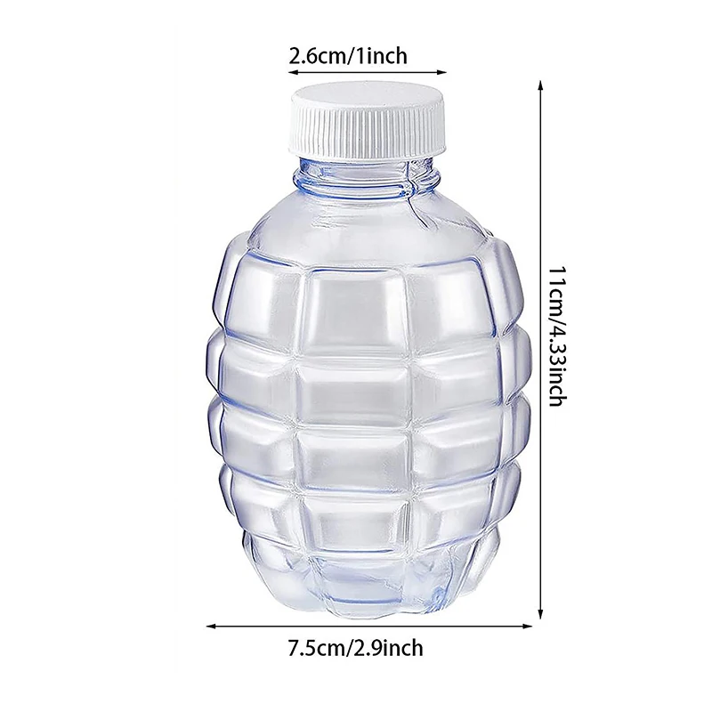 *1Pcs Pineapple Bottle For Gel Balls, Water Ball Beads Storage Box, Buckle Around The Waist Portable Refill Bottle