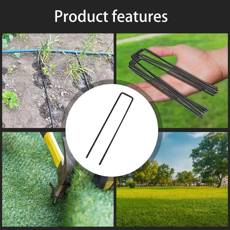 Fixing Lawn U-Shaped Nails,Very Suitable For Weed Control Membrane/Fabric/Artificial Grass