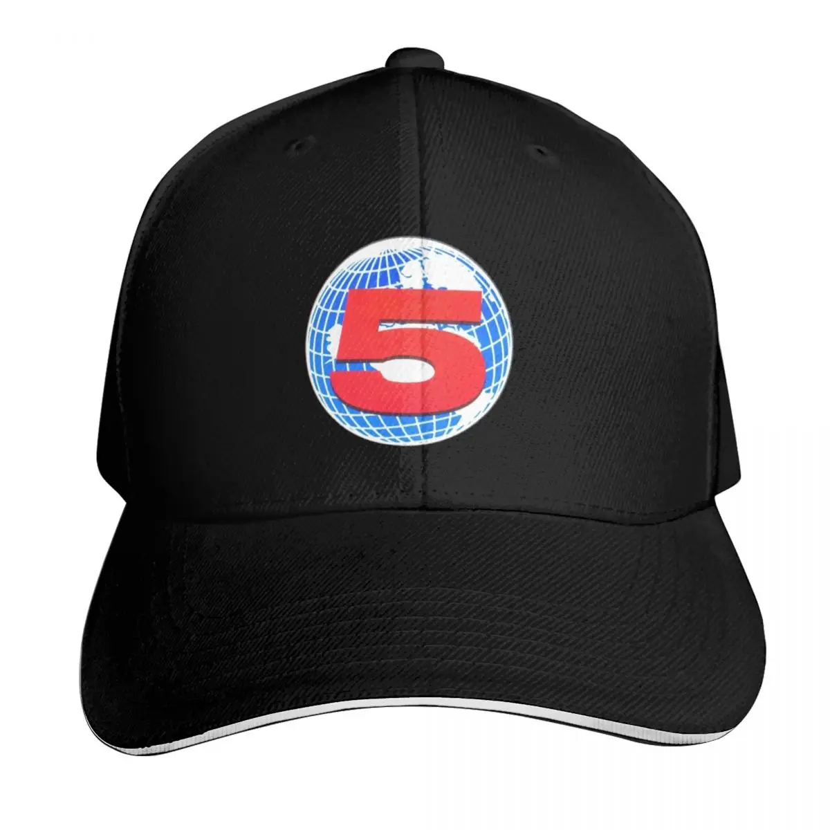 Channel 5 logo Baseball Cap Casual Daily Wear Quick Dry Performance Cotton Twill Breathable