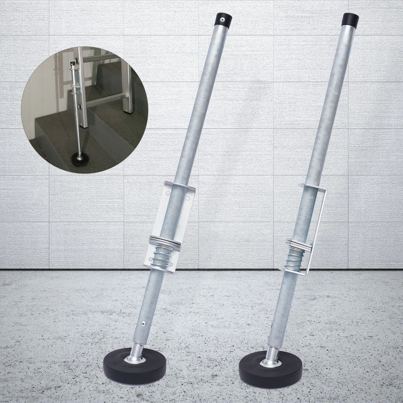 Ladder Leveler Pair W/ Feet Spanners Screws Nuts High Load-bearing Capacity Flexible Axis  Adjustable Height Highly Adaptable