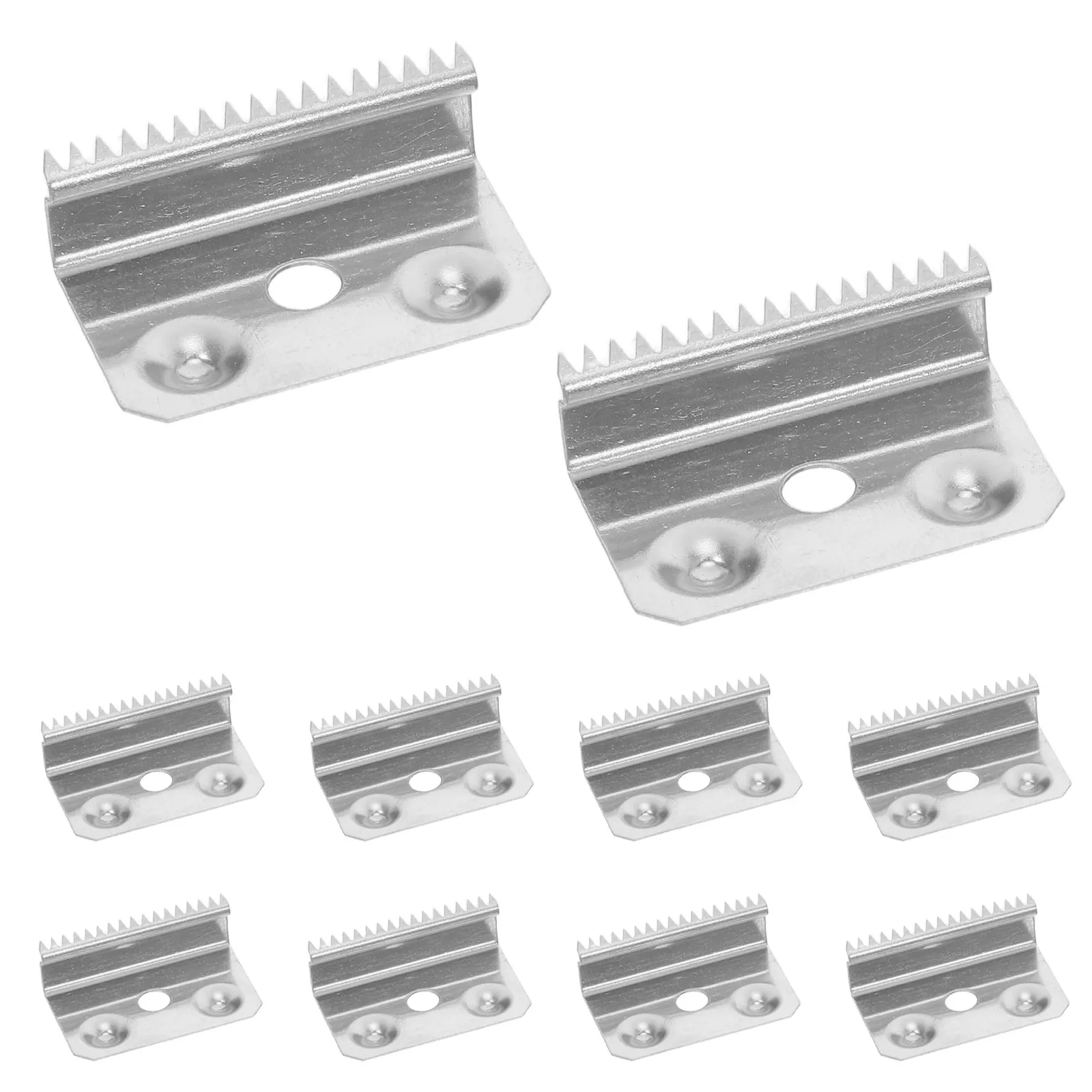 10Pcs Replacement Cutting Blades for Tape Dispenser Metal Serrated Blade for Packing Sealing Tape Cutter Tool Spare Parts Blades