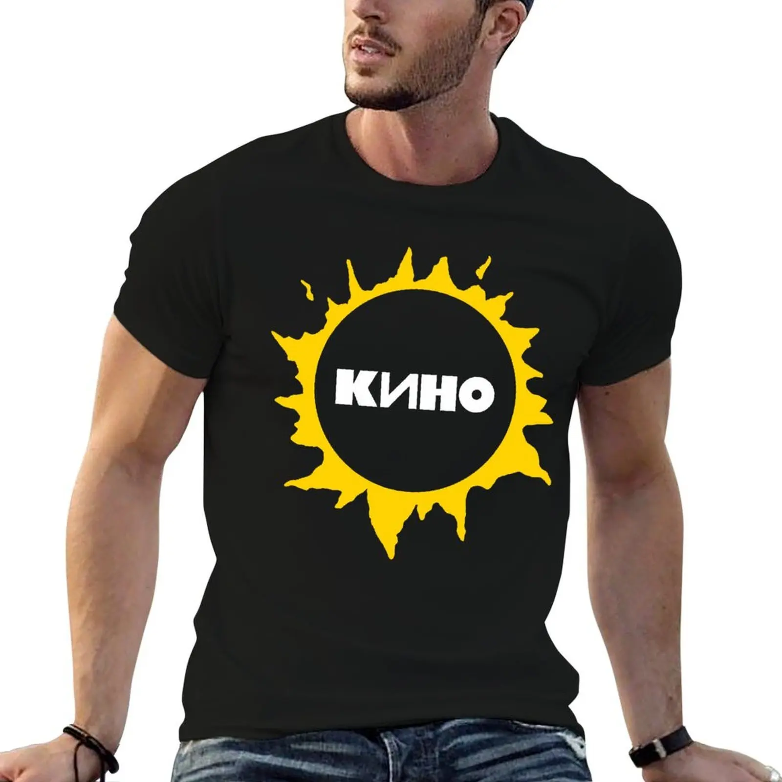 

Viktor tsoi sun classic t shirt T-Shirt cotton t shirts high quality man t shirts graphic T-Shirt