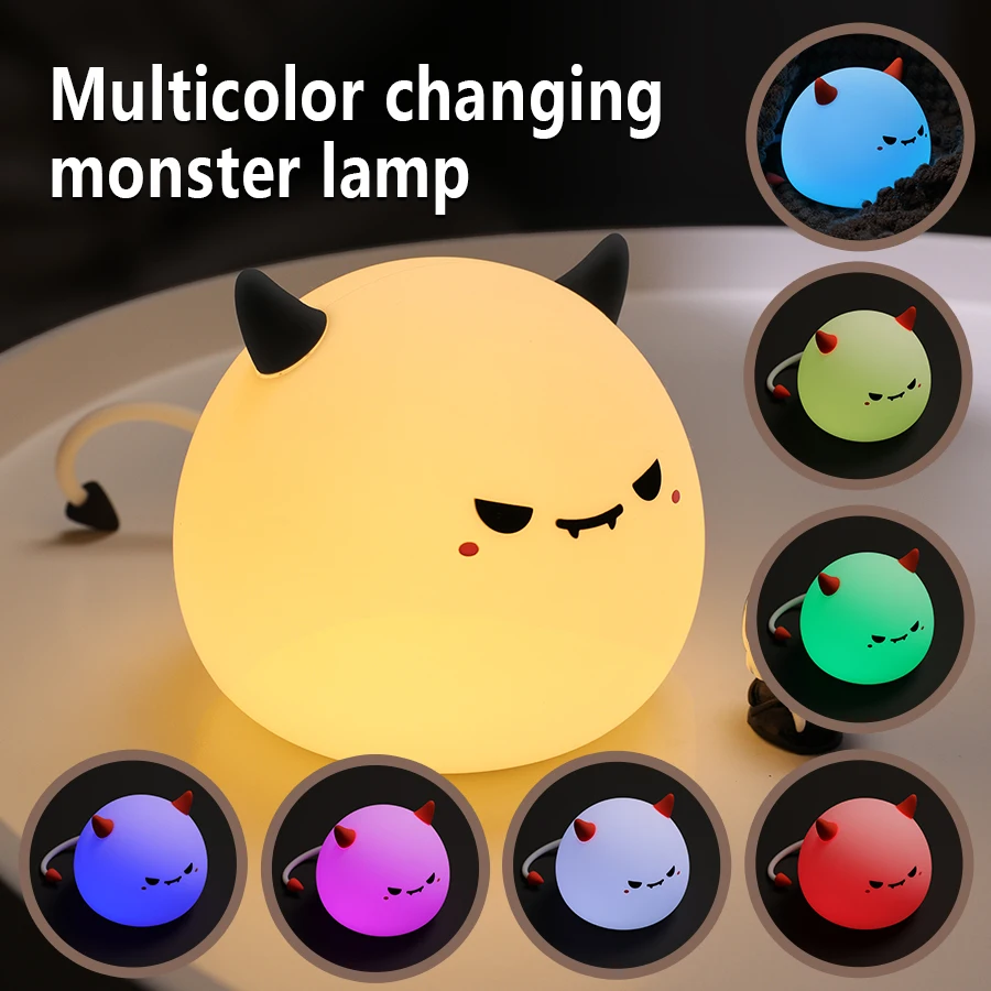 rgb-silicone-recarregavel-led-night-light-lampada-de-mesa-bonito-pato-diabo-timming-escurecimento-quarto-decoracao-de-cabeceira-kids-birthday-gift