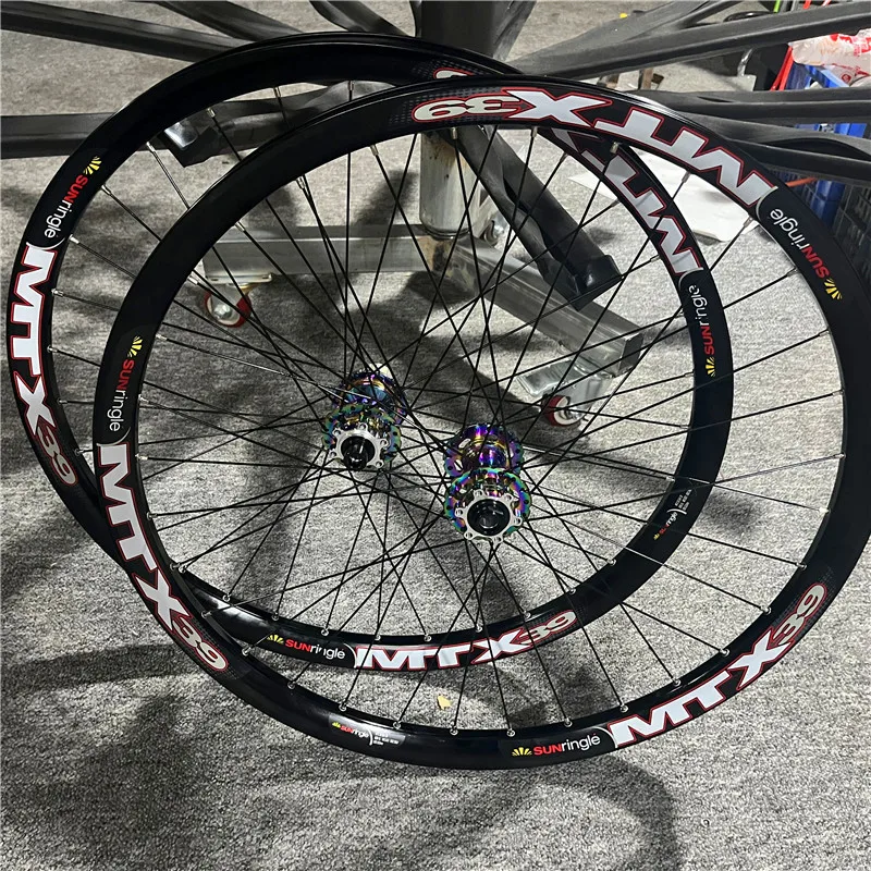 Sunringle MTX39 Mountain bike wheel set 26/27.5inch MTB Aluminum