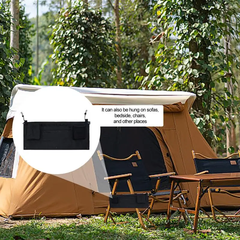 Большая вместительная сумка-Органайзер для кровати с дистанционным управлением