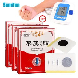 30pcs=3boxes Hypertension Patch Control High Blood Pressure Sticker Stabilize Blood Pressure Herbal Medical Plaster Health Care