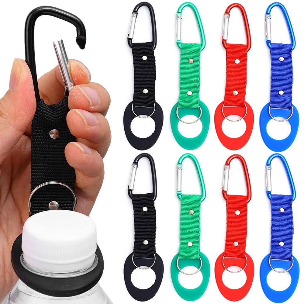 

5pcs Kettle Holder Clip Outdoor Camping Mountaineering Sports Kettle Buckle Drink Bottle Holder Hook Mountaineering Accessories