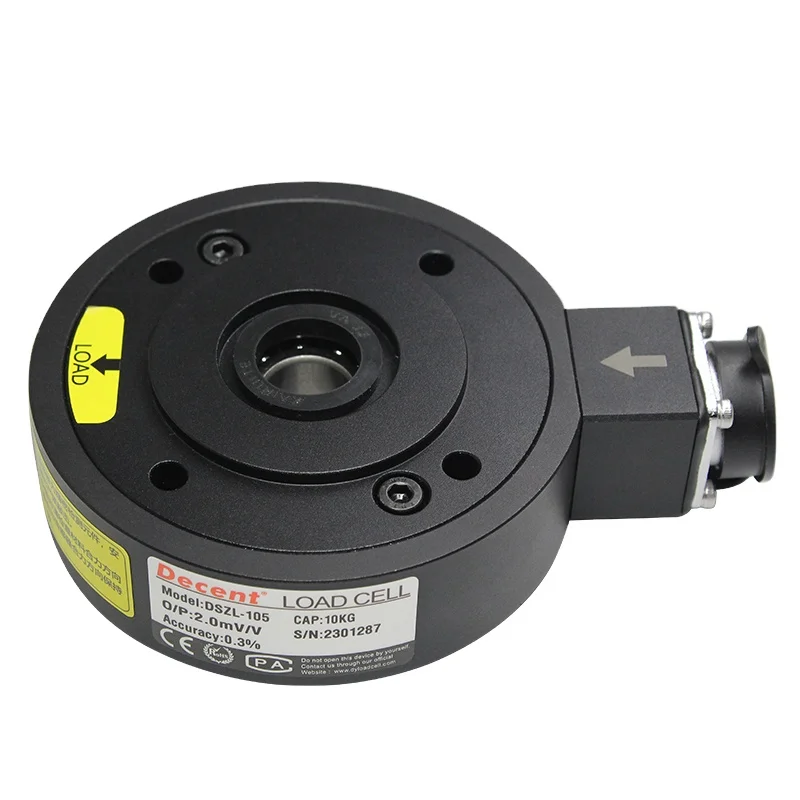 

DSZL-105 Sensor Manufacturer Sells Circular Tension Load Cell 0-100KN Miniature Force Sensor