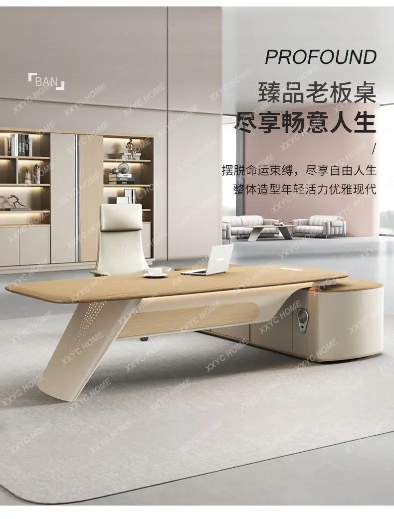 D178 Light luxury minimalist and modern room offices office desks and workstations Executive Desk computer desk Room desks