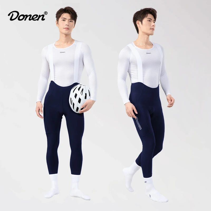 

DONEN флисовые велосипедные брюки-комбинезоны 5-15 градусов, брюки для шоссейного велосипеда, осенне-зимние велосипедные брюки, одежда для велоспорта для мужчин