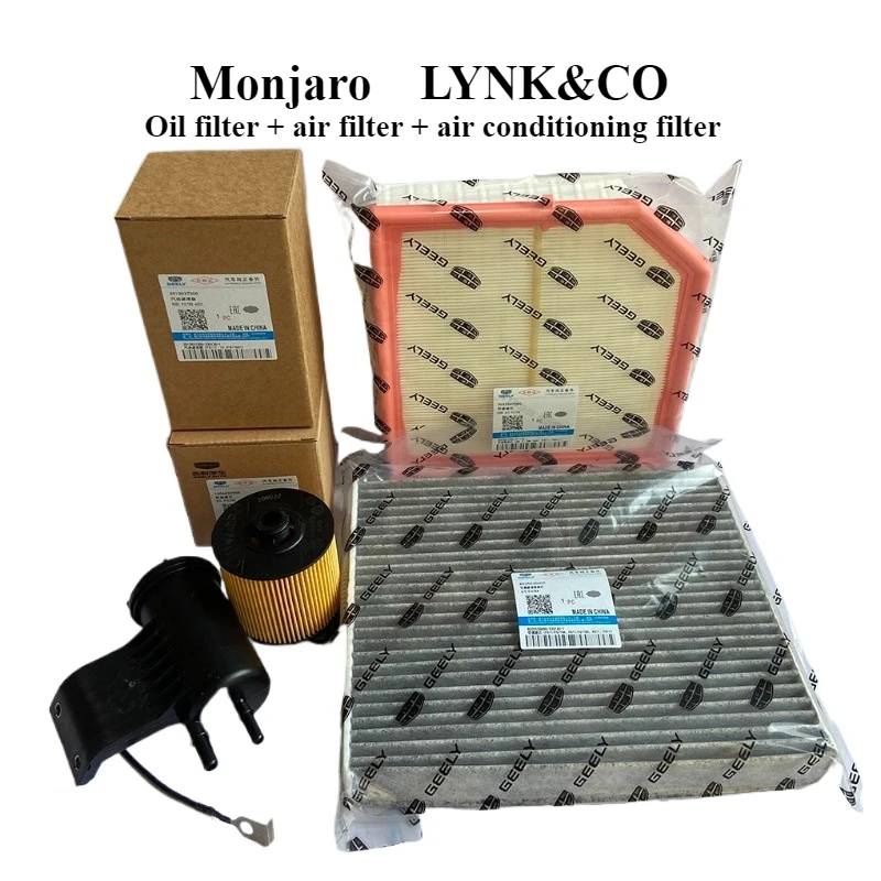 

Geely Monjaro LYNK&CO 01 02 03 05 Air Filter Cabin Filter Oil Filter Kit