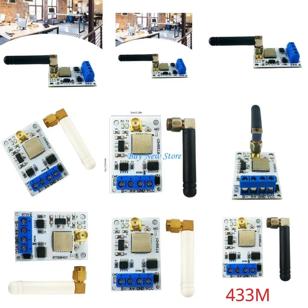 

20CE Industrial Grade RS485 Wireless Module 433/868 MHz for Automation