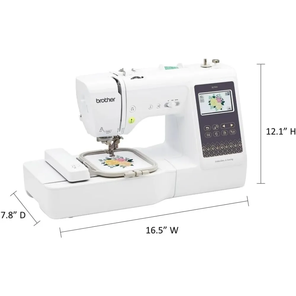 SE700 Sewing and Embroidery Machine, 135 Built-in Designs, 103 Built-in Stitches, Computerized, 4