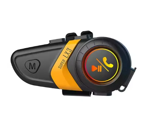 

Мотоциклетная гарнитура LX3 с беспроводным Bluetooth, водонепроницаемая, из ABS-пластика