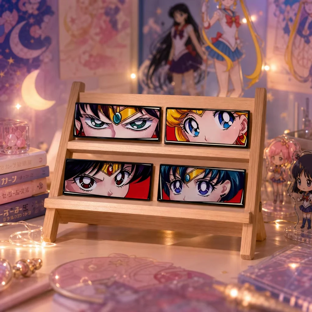 Embroidery Reddit - 4 Stück schöne Anime-Mädchen-Anstecknadeln mit Sailor-Moon-Motiv
