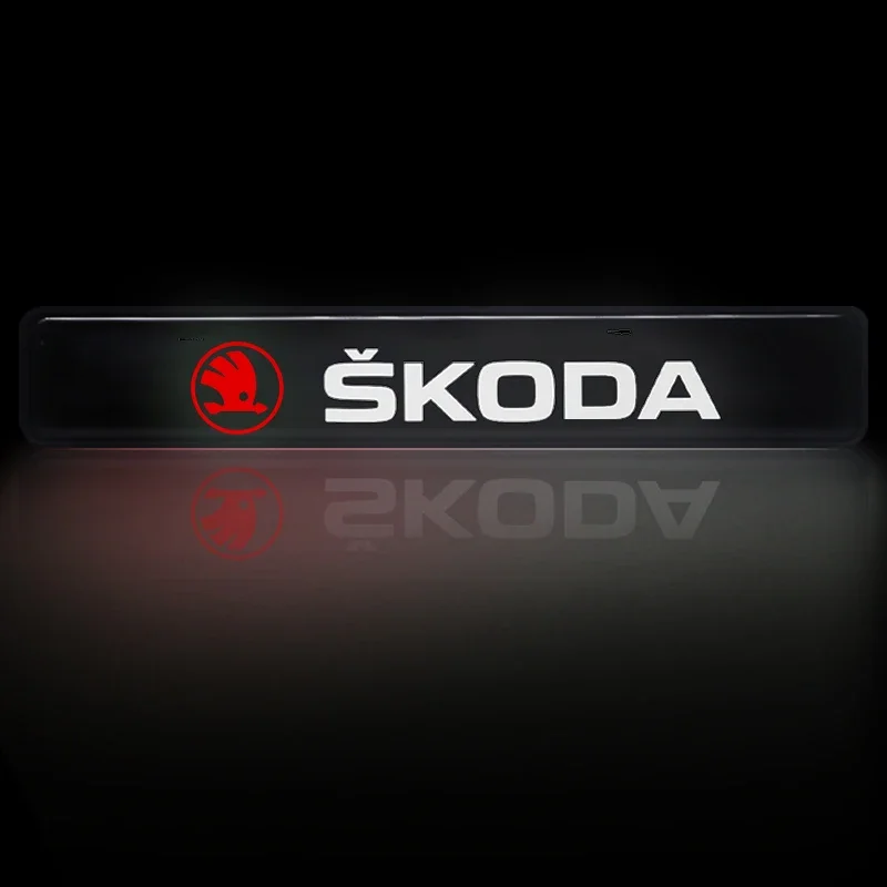 Car Front Grille Sticker Badge Car Head Grill Emblem LED Light Emblem For Skoda Octavia MK2 MK1 2 3 A5 A7 A8 Fabia Karoq Superb - view 5