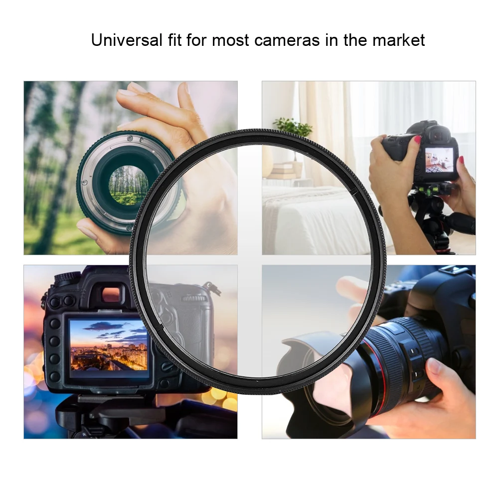 VBESTLIFE Univesal Ultra Slim UV Filter Lens Protecting Filters For DSLR Cameras 55mm