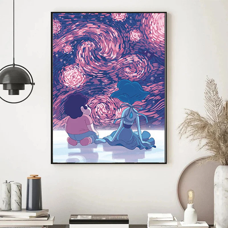 France Marseille Anis Olive Travel and Steven Universe Big Donut Hot Anime Poster Art Wall Painting Canvas Painting Home Decor