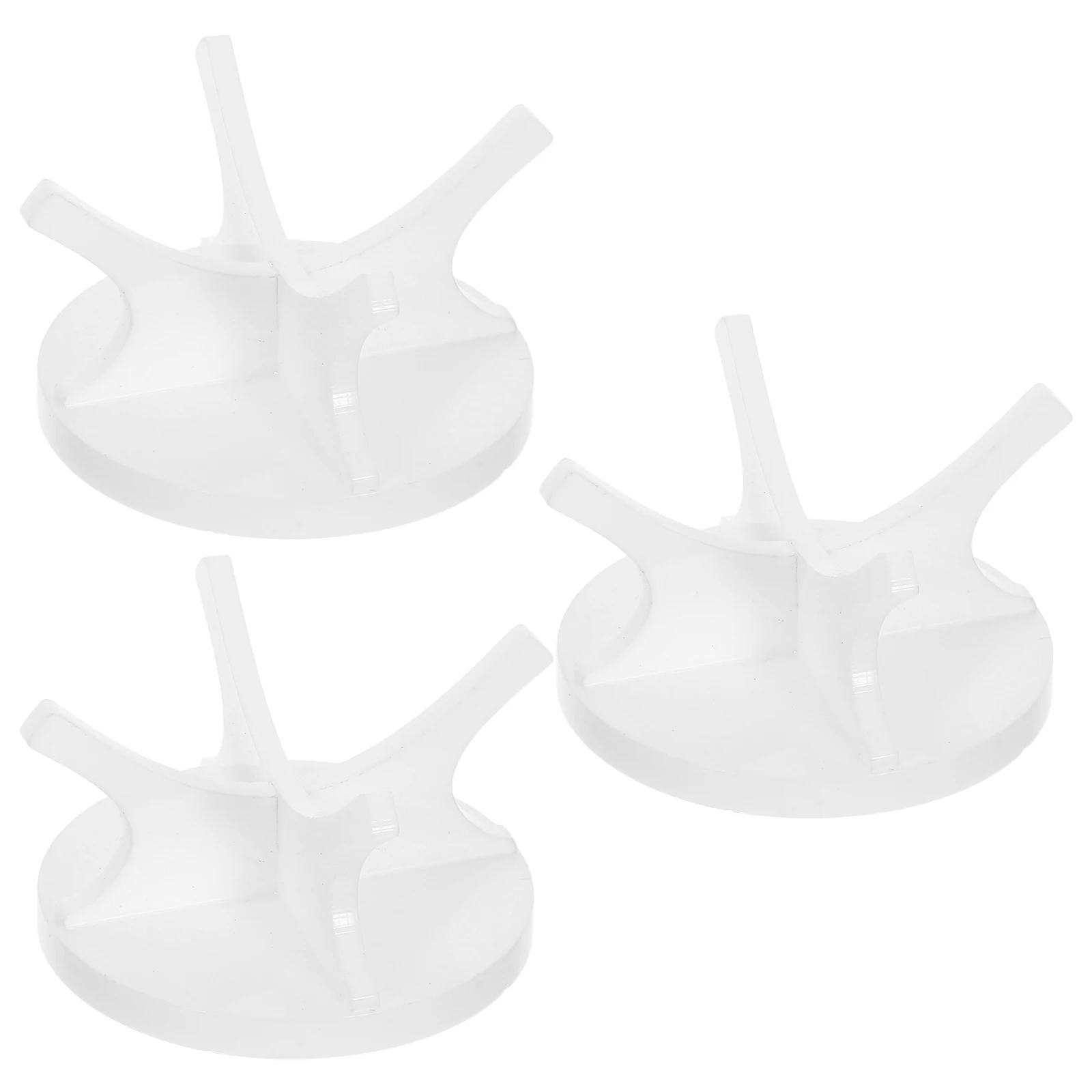 

3 Pcs Tennis Display Stand Acrylic Small Ball Holder Clear Holders Basketball Rack Baseball Accessories