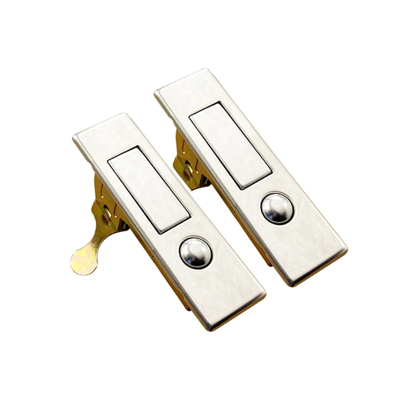 

2PCS Stainless Steel Fire Box Lock Dot Button Bounce Lock MS507 Fire Hydrant Box Lock Hardware Accessories Easy Installation