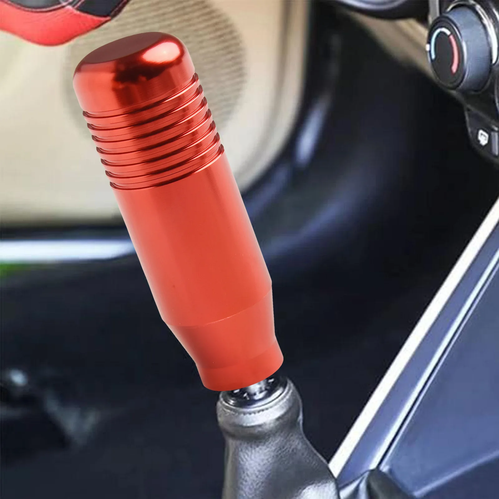 Vehicle Gear Shift Knob 8 5 CM with 3 Adapter Rings for Manual and Automatic Cars Compatible with 5 6 Speed Systems