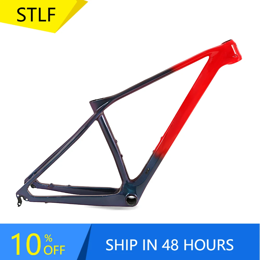 

STLF 29er OEM ODM Mtb Bicycle Holographic Carbon Mountain Bike Frame 27.5 in Stock