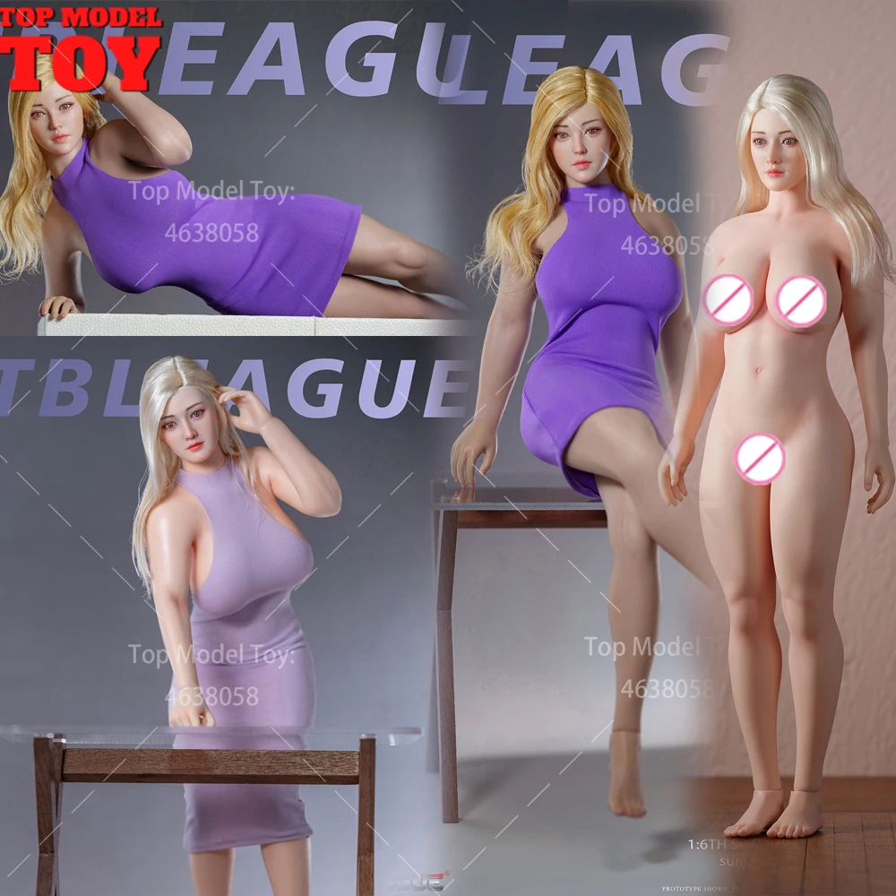 

TBL TB-AD01 TB-AD02 1/6 Scale Large Breast Seamless Body with Physiological Detail Makeup Female Soldier Action Figure Model Toy