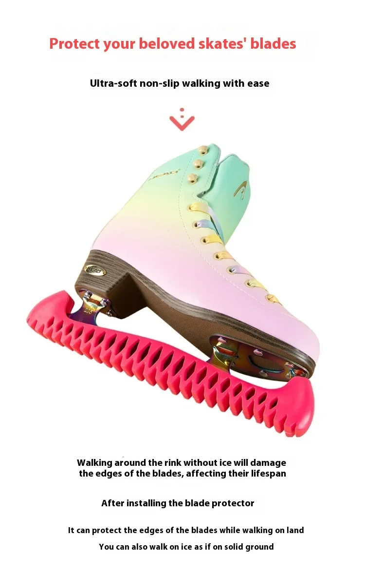 S/L/XL Begehbare Schlittschuh-Klingenabdeckung, TPU-Eiskunstlauf-Hockey-Skates, verhindert Punktion, skalierbare Klinge, Klingenmesser-Abdeckung – Detail 3