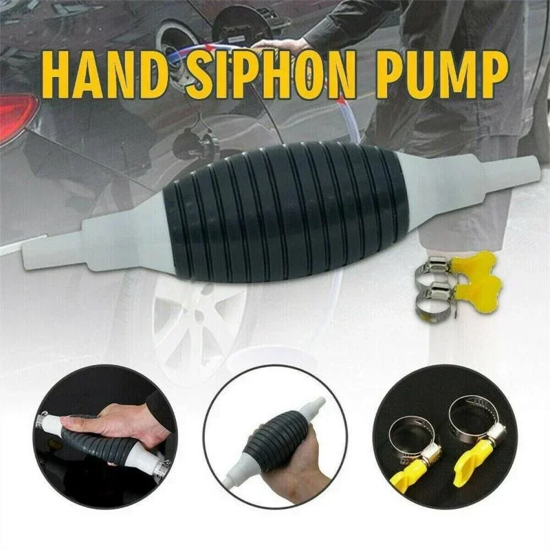 Auto Truck Manual Siphon Transfer Pump Kit with 1.5m Hose for Easy Oil and Fuel Transfer in Auto Trucks