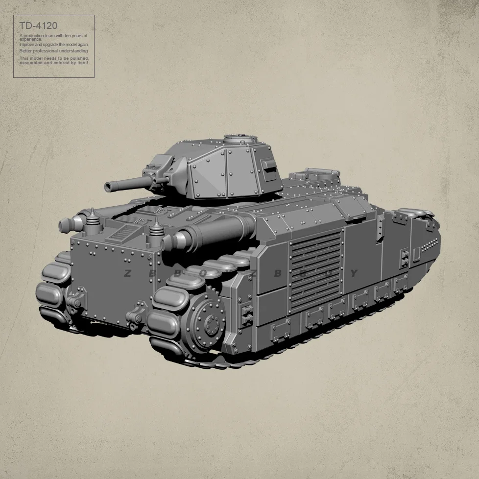 1/144 50mmResin model kits figure colorless and self-assembled (Tank) TD-4120