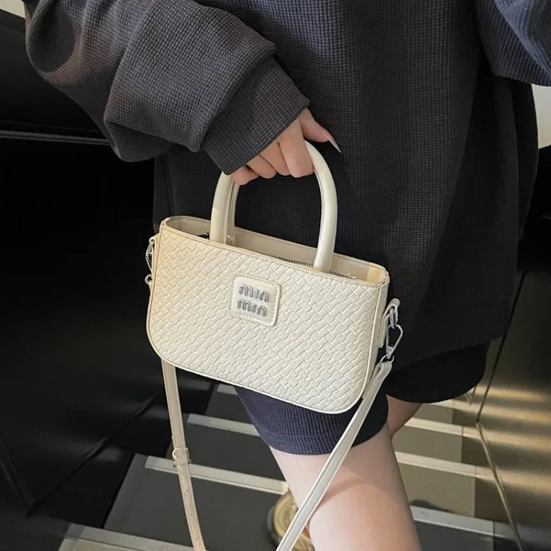 

Модная женская сумка для поездок на работу - сумка через плечо с винтажным принтом для дальнозоркости, портативная повседневная сумка в кампусном стиле, креативный дизайн