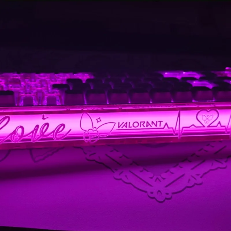 Hot Sale MelGeek Made68 Anime Customized PVC  Hood De Clavier with Light Made68ultr Amade68pro Keyboard Stickers Keyboard Toy