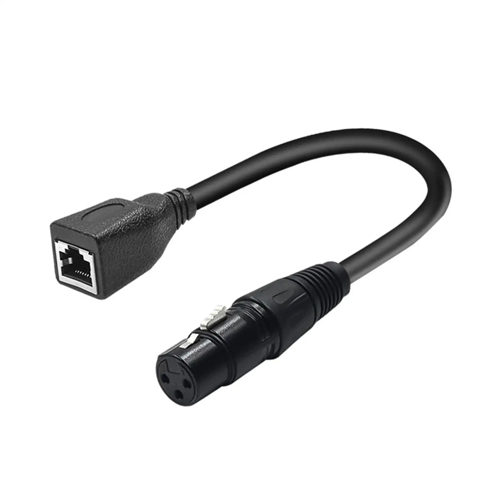 XLR 3 Pin Female to Female Adapter Extension Cable 30cm for