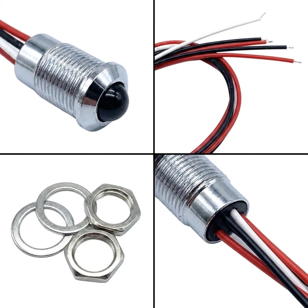 2 Pairs Infrared Photoelectric Sensor Module for Educational Electronics Projects 100 cm Detection Distance 5V Input