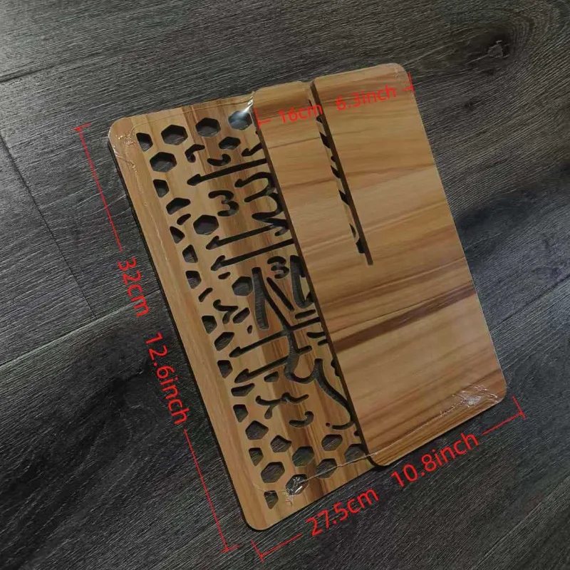 MDF Scripture Reading Stand Bracket Study Scripture Stand Reader Support Frame Elegant Decorative Wood Bookshelf - view 5
