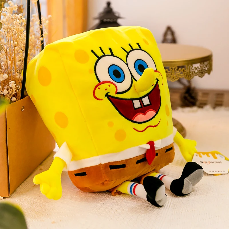 لطيف الإسفنج بوب أفخم Squarepants باتريك يوجين H. Krabs غاري أفخم دمية Kawaii طفل الكرتون أنيمي الطرفية لعبة هدية عيد الميلاد #1