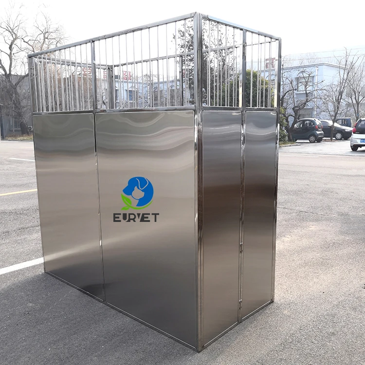

Cost-effective Large Pet cage With Stainless Steel Cages Veterinary Dog Cage For Animal Hospital