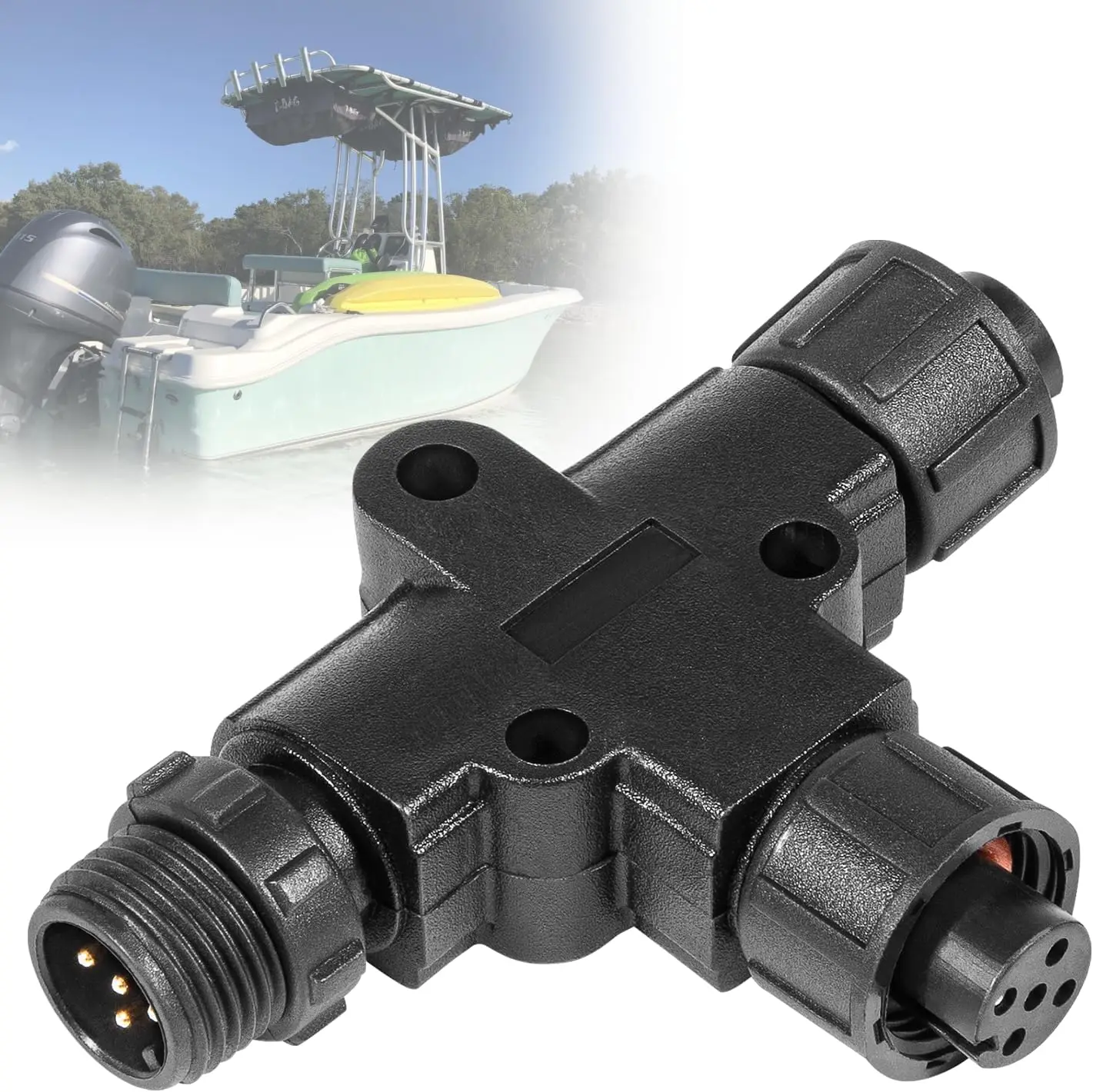 

Тройник NMEA 2000 N2k, 5-контактный, IP67, водонепроницаемый, для сетей Garmin Lowrance Simrad B&G Navico, детали лодки/кораба/яхты