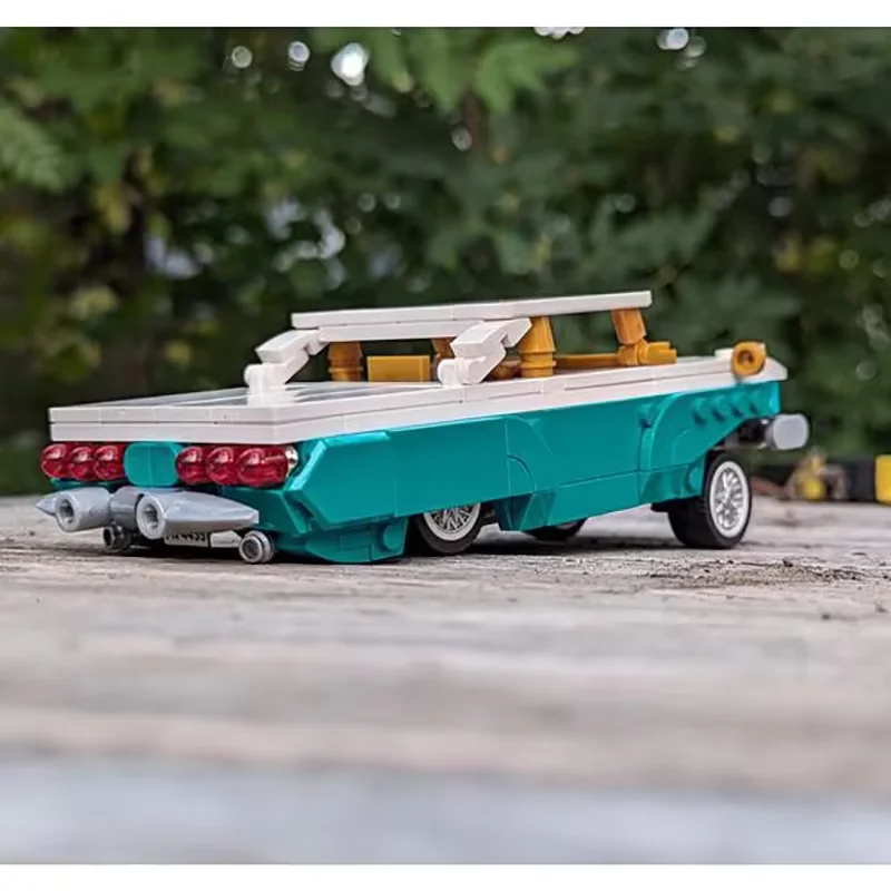60s low-profile กีฬารถรุ่น MOC อนุภาคขนาดเล็ก DIY ประกอบของเล่นบล็อกอาคาร 347 ชิ้นเหมาะสําหรับผู้ที่ชื่นชอบทั้งหมด Cre