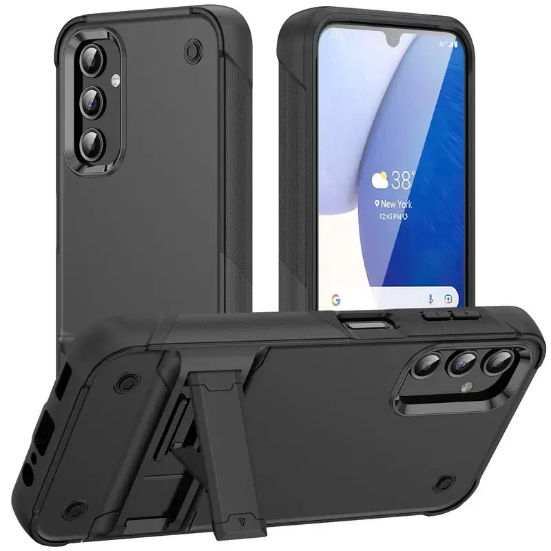 Rugged Armor Shockproof Phone Case for Samsung Galaxy S24 S23 Ultra S22 S21 Plus S20 FE  A53 A52 A73 A14 A54 5G Kickstand Cover