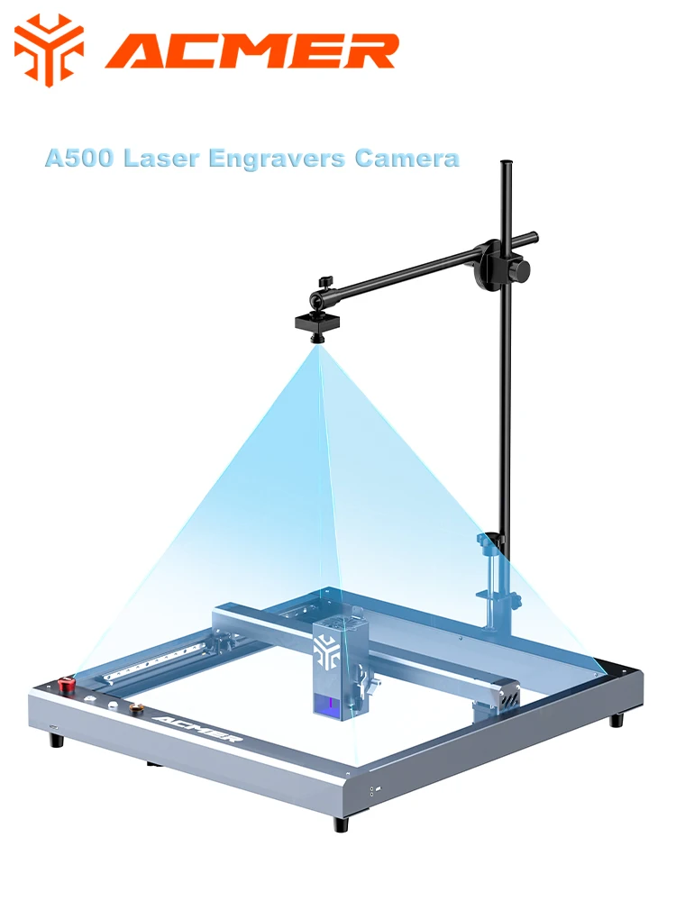ACMER A500 Lasergravurmaschinenkamera, Lightbrun präzise Positionierung, HD-Kamera für CO2-Lasergravurmaschine, unterstützt Videoaufzeichnungsfunktion
