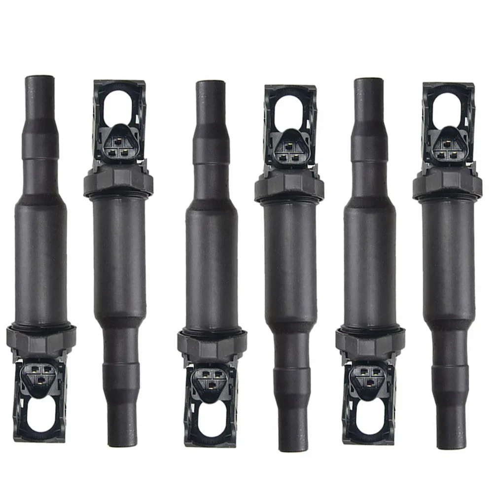 6 Ignition Coil For BMW 550i 650i 740i 750i 740Li 750Li xDrive 760Li M6 F01 F02 F03 F04 F06 F07 F12 F13 12137594937 0221504470