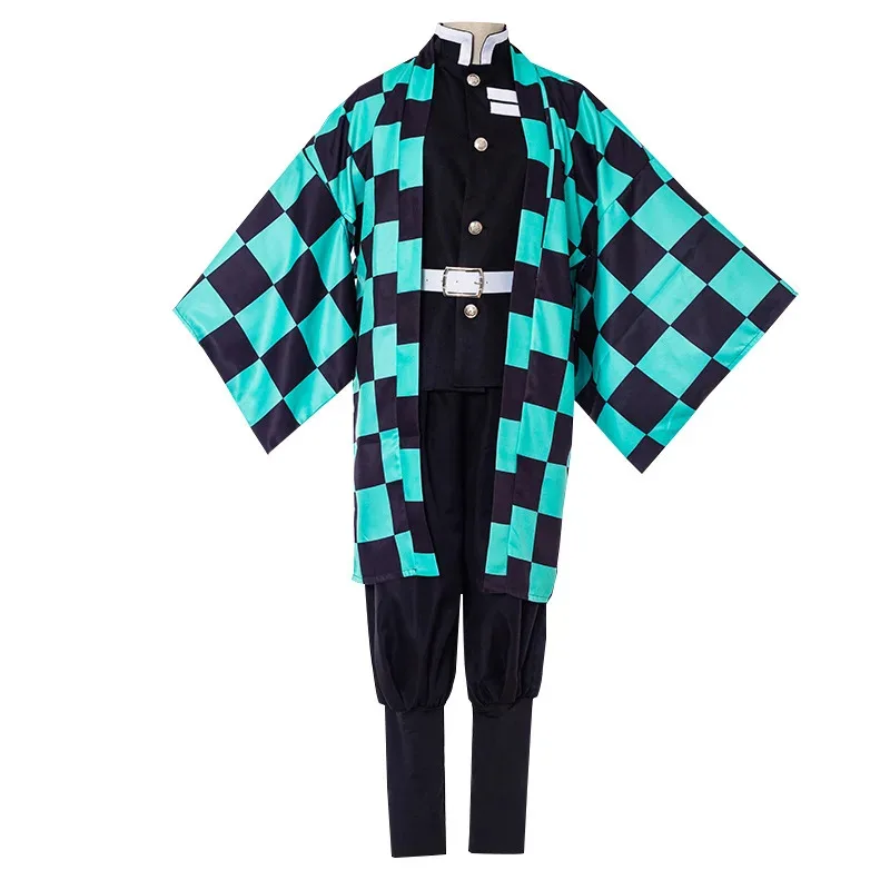 2025年新作アニメ 鬼滅の刃 竈門炭治郎 コスチューム、トップジャケット、パンツ、チームユニフォーム ★ ★ ★   HH