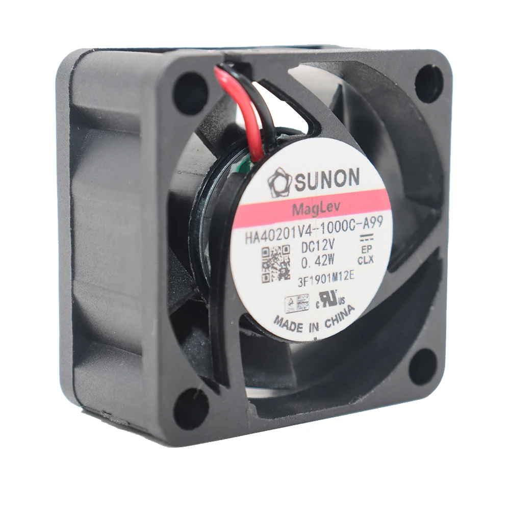 SUNON HA40201V4-1000C-A99 4020 12V 0.42W Silent Heat Sink Fan New Original Equipment Manufacturer Computer Electronics