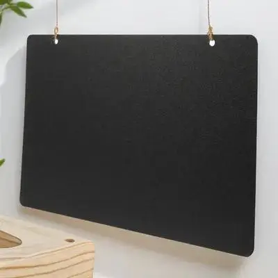 

Double Sided Memo Board Chalkboard Sign Wall Hanging Blackboard Material Erasable Marker Home Office Decor