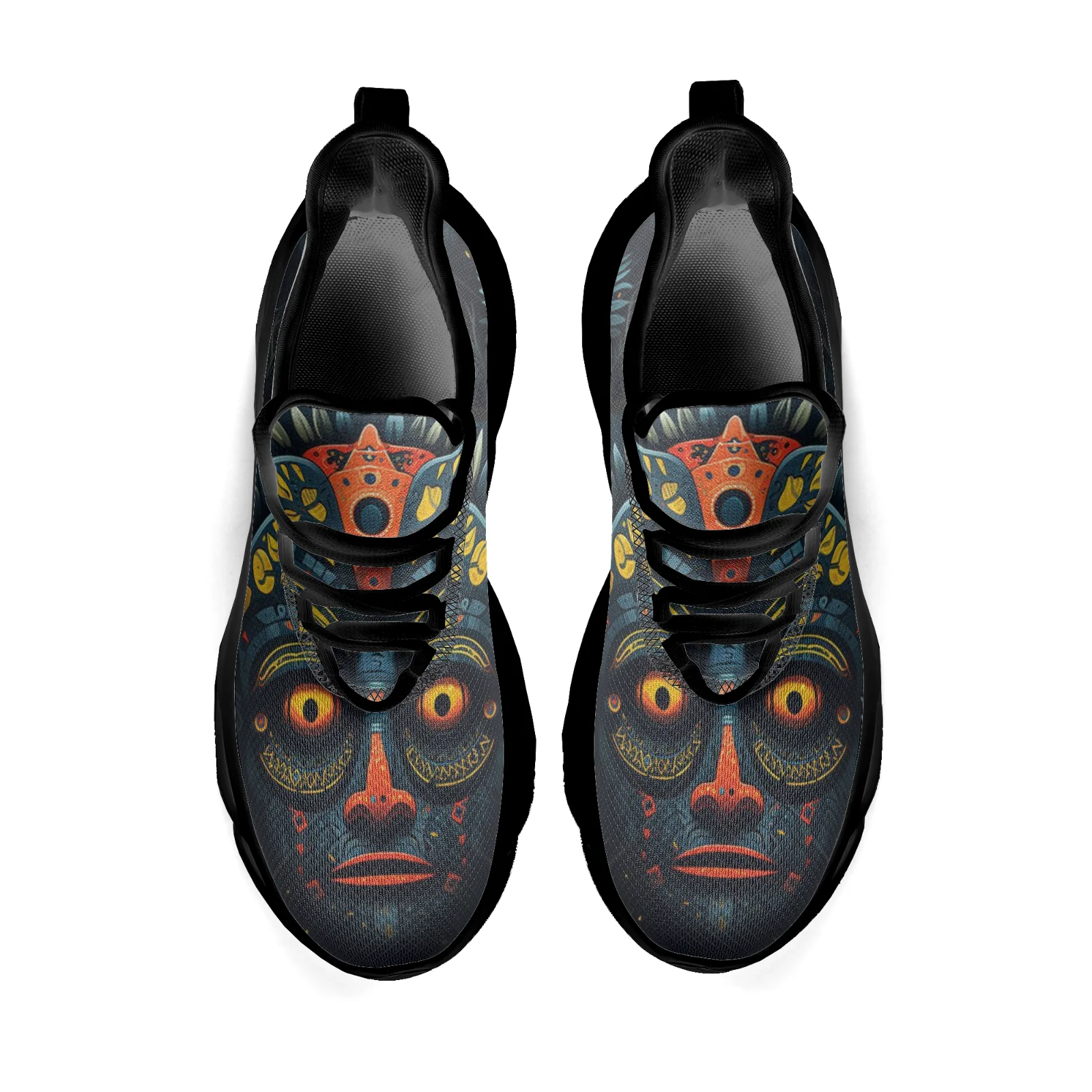 Customizable Indian mask casual sports shoes youth casual running shoes mesh lace-up shoes EUR36-48
