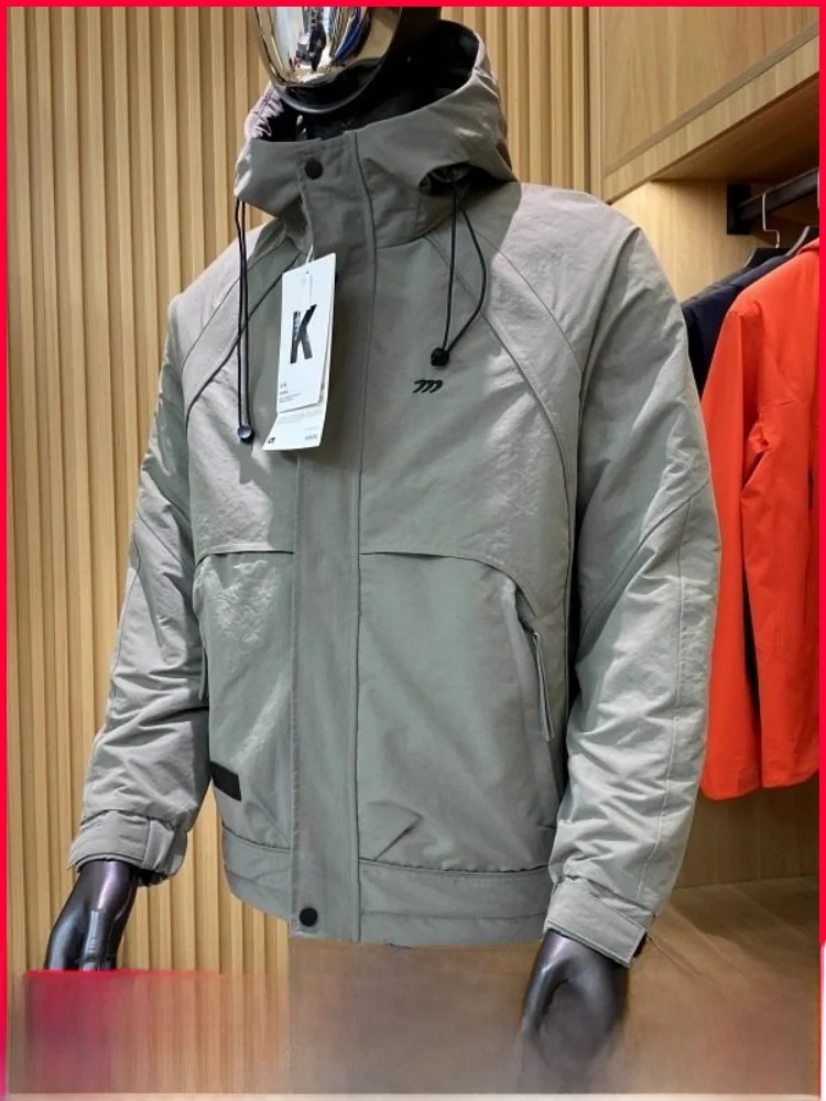 

Outdoor ex Loose Fit Hooded Cotton Jaet Autumn Winter Commuter Friendly Faionable Polyester Filled Youth Sle