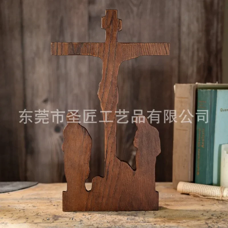 catholic jesus crucifixion Scene ornaments Jesus was crucified Christian home decorations altar church religious statues